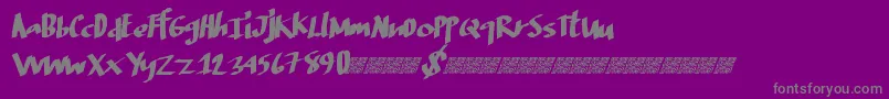 Weitere Informationen zur Digitalriver-Schriftart Digitalriver-Schriftart – Graue Schriften auf violettem Hintergrund