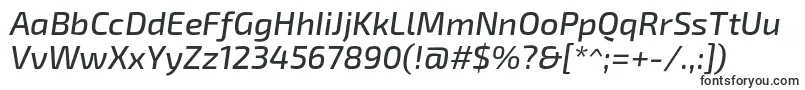Exo2.0Mediumitalic Font – Monospaced Fonts