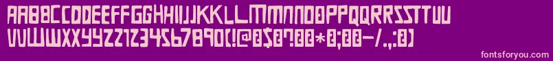 DkDieBruecke Font – Pink Fonts on Purple Background