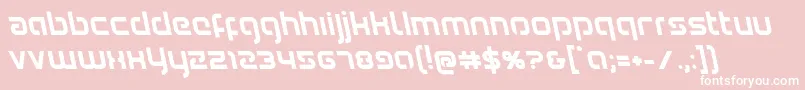 Youngerbloodboldleft Font – White Fonts on Pink Background