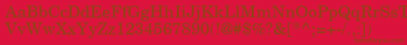Подробнее о шрифте CenturySchoolbookRepriseSsi Шрифт CenturySchoolbookRepriseSsi – коричневые шрифты на красном фоне