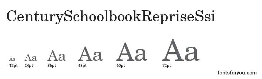 CenturySchoolbookRepriseSsi Font Sizes