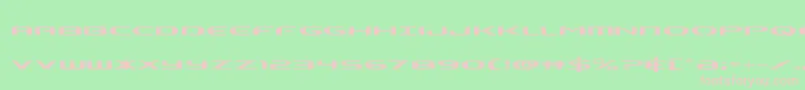 Alphamenlaser Font – Pink Fonts on Green Background