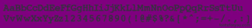 Шрифт Jai – чёрные шрифты на фиолетовом фоне