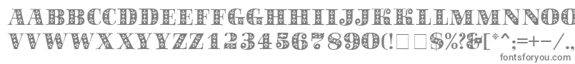 フォントSapphireСЃ – 白い背景に灰色の文字