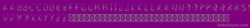 ArtemiscurseRegular Font – Gray Fonts on Purple Background