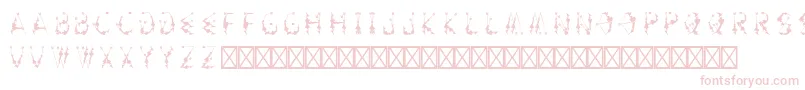 ArtemiscurseRegular-Schriftart – Rosa Schriften auf weißem Hintergrund