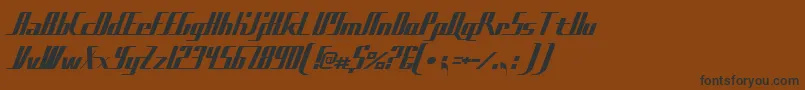 Sadfilms Font – Black Fonts on Brown Background