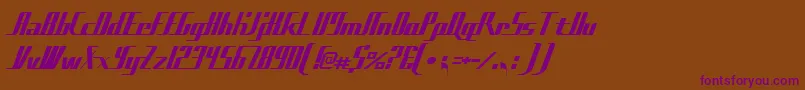 Sadfilms Font – Purple Fonts on Brown Background