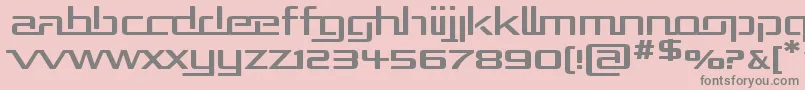 Шрифт Repuexp – серые шрифты на розовом фоне