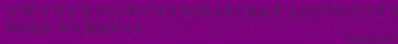 Falmer Font – Black Fonts on Purple Background