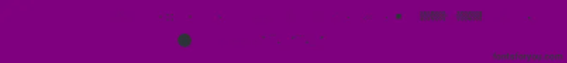 Pfornmtreasures2Layer6-Schriftart – Schwarze Schriften auf violettem Hintergrund