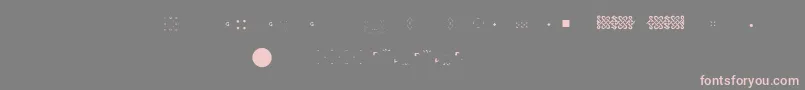 Pfornmtreasures2Layer6 Font – Pink Fonts on Gray Background