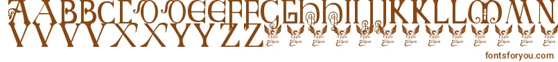 BritishBlockFlourish10thC Font – Brown Fonts