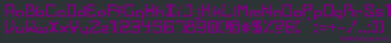 RvrRe Font – Purple Fonts on Black Background