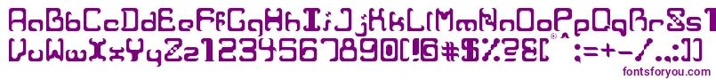 RvrRe Font – Purple Fonts on White Background