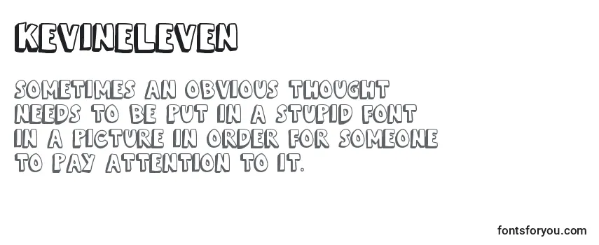Review of the KevinEleven Font