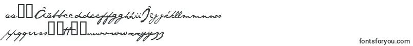 Santo-Schriftart – rumänische Schriften