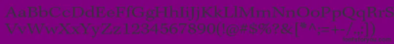 KeplerstdLightextcapt-Schriftart – Schwarze Schriften auf violettem Hintergrund