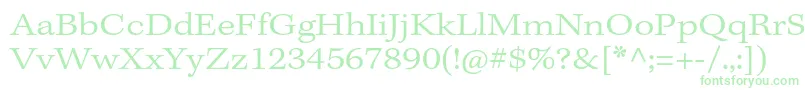 KeplerstdLightextcapt Font – Green Fonts on White Background