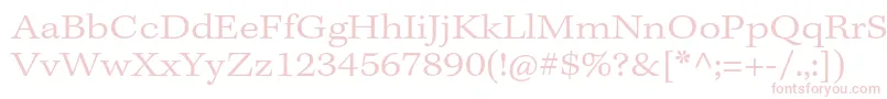 KeplerstdLightextcapt Font – Pink Fonts on White Background