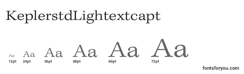KeplerstdLightextcapt Font Sizes