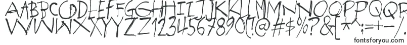 Шрифт SpektakelDemo – очень широкие шрифты