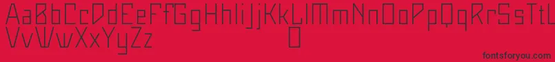 Maiersneuenr8ProLeicht Font – Black Fonts on Red Background