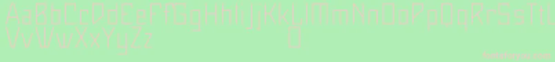 Maiersneuenr8ProLeicht Font – Pink Fonts on Green Background