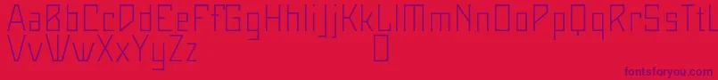 Maiersneuenr8ProLeicht Font – Purple Fonts on Red Background