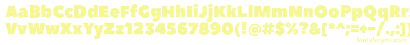 PeaceSans Font – Yellow Fonts