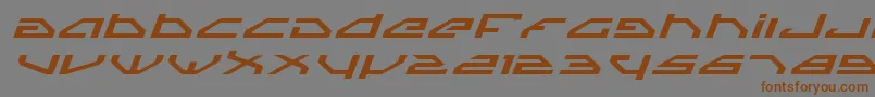 Spyv3ei Font – Brown Fonts on Gray Background