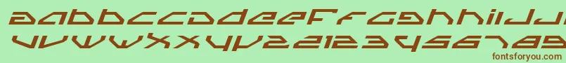 Spyv3ei Font – Brown Fonts on Green Background