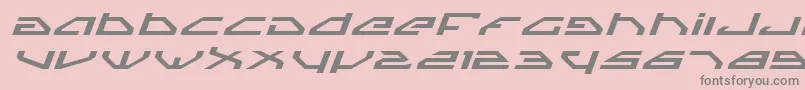 Spyv3ei Font – Gray Fonts on Pink Background