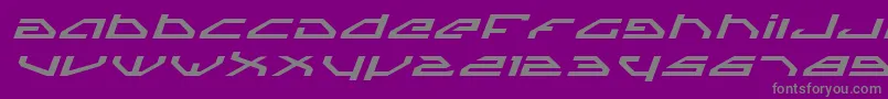 Spyv3ei Font – Gray Fonts on Purple Background