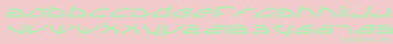 Spyv3ei Font – Green Fonts on Pink Background
