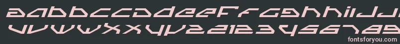 Spyv3ei Font – Pink Fonts on Black Background