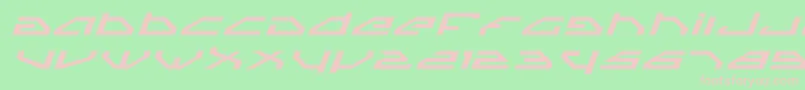 Spyv3ei Font – Pink Fonts on Green Background