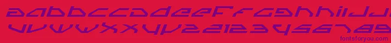 Spyv3ei Font – Purple Fonts on Red Background