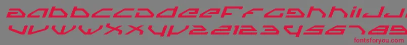 Spyv3ei Font – Red Fonts on Gray Background