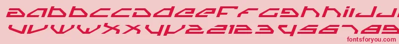 Spyv3ei Font – Red Fonts on Pink Background