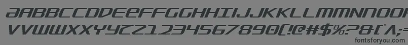 SdfCondensedItalic Font – Black Fonts on Gray Background