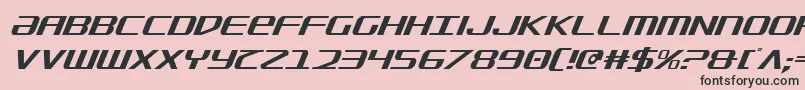 Weitere Informationen zur SdfCondensedItalic-Schriftart SdfCondensedItalic-Schriftart – Schwarze Schriften auf rosa Hintergrund