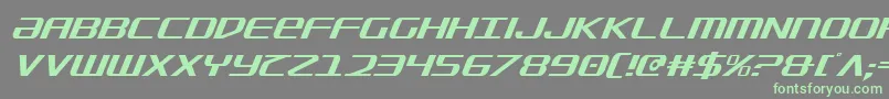 Weitere Informationen zur SdfCondensedItalic-Schriftart SdfCondensedItalic-Schriftart – Grüne Schriften auf grauem Hintergrund