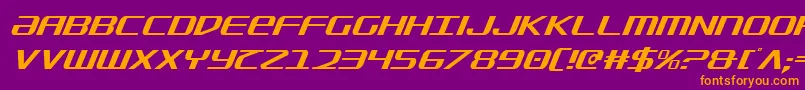 More about SdfCondensedItalic Font SdfCondensedItalic Font – Orange Fonts on Purple Background