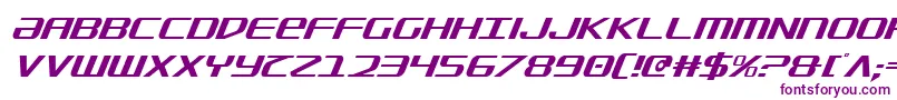 SdfCondensedItalicフォントについての詳細 フォントSdfCondensedItalic – 白い背景に紫のフォント