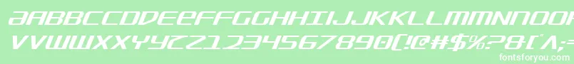 SdfCondensedItalicフォントについての詳細 フォントSdfCondensedItalic – 緑の背景に白い文字