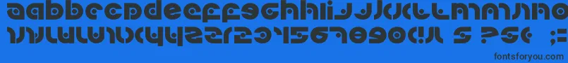 Kovacssp-fontti – mustat fontit sinisellä taustalla