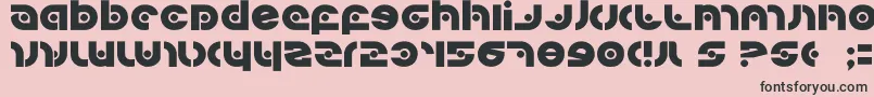 Kovacssp Font – Black Fonts on Pink Background