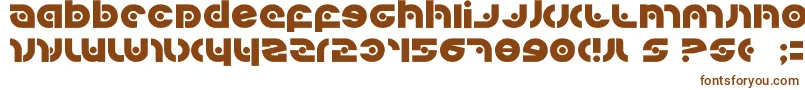 Шрифт Kovacssp – коричневые шрифты на белом фоне